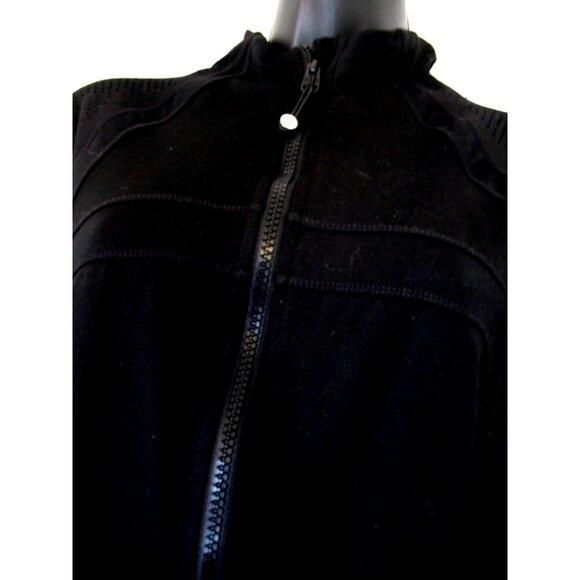 Tangerine Black Zipper Polyester/Spandex/Mesh Women's Athletic Jacket Size XL - Picture 8 of 12